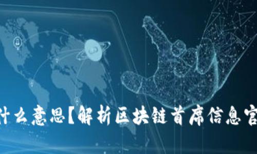 区块链CIO是什么意思？解析区块链首席信息官的角色与职责