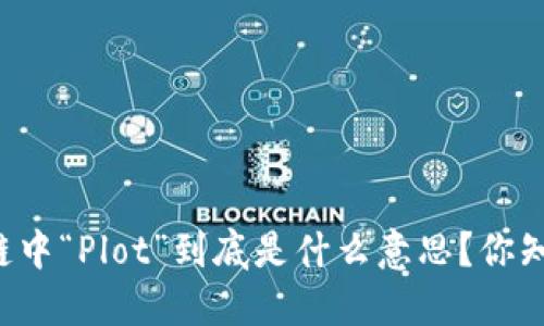 区块链中“Plot”到底是什么意思？你知道吗？