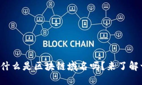你知道什么是区块链域名吗？来了解一下吧！