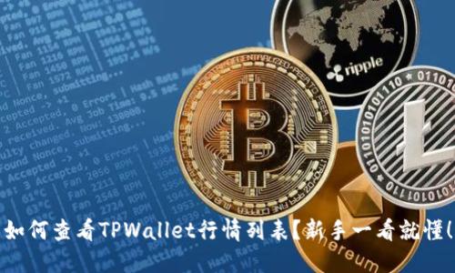 如何查看TPWallet行情列表？新手一看就懂！