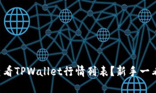 如何查看TPWallet行情列表？新手一看就懂！